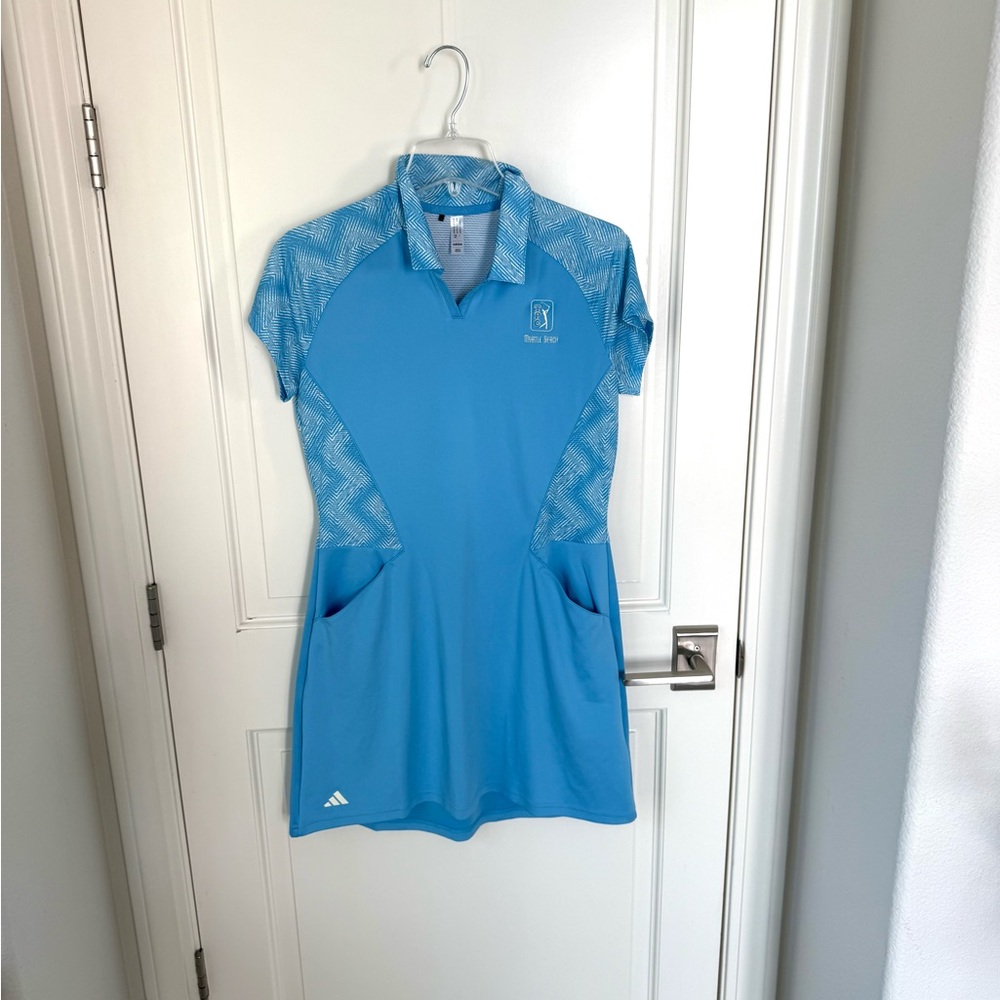 Adidas Blue Ultimate 365 TPC Myrtle Beach Golf Tennis Dress Size MEDIUM Women